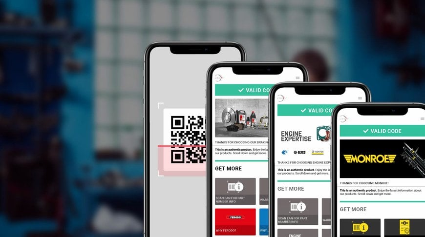 DRiV MOTORPARTS INTRODUCEERT QR-CODES ZODAT INSTALLATEURS EEN SCHAT AAN INFORMATIE BINNEN HANDBEREIK HEBBEN